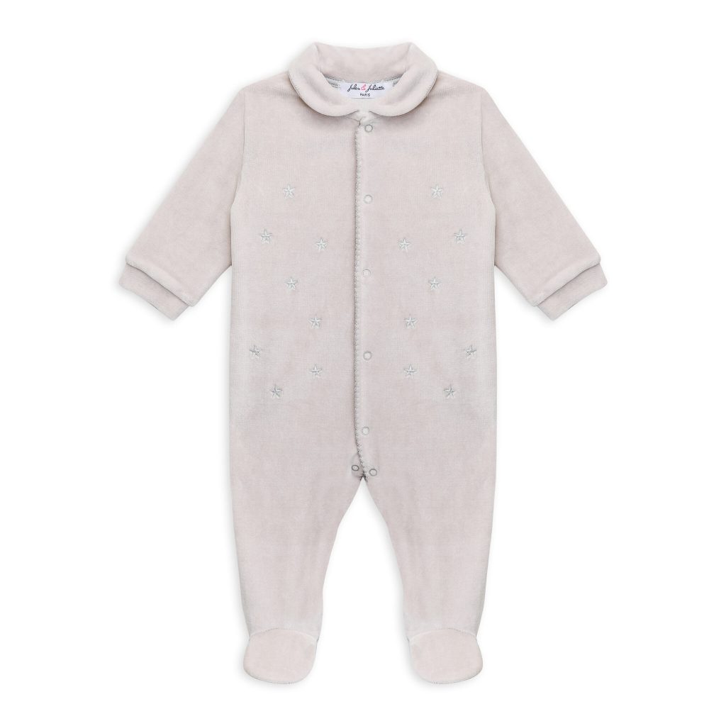 Alan Pyjama Babygrow Velvet