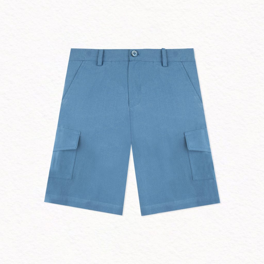 Boy Cargo Shorts Andre Navy Blue