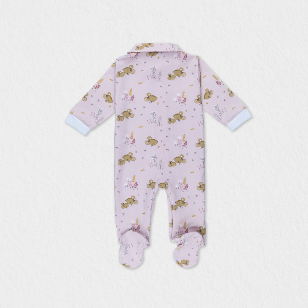 Baby Pyjama Mousia Organic Cotton Mouse Print