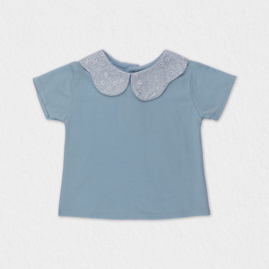 Baby Girl T-shirt in Tencel Cotton