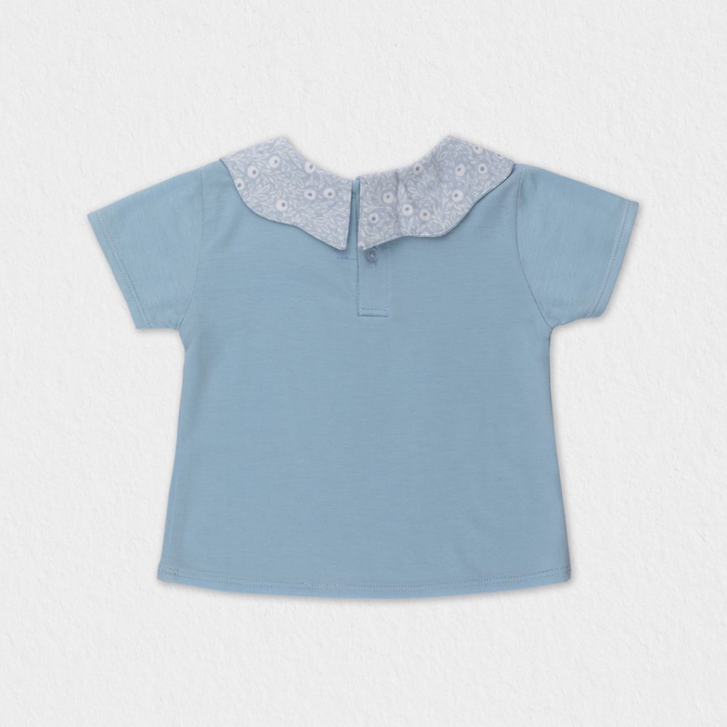 Baby Girl T-shirt in Tencel Cotton