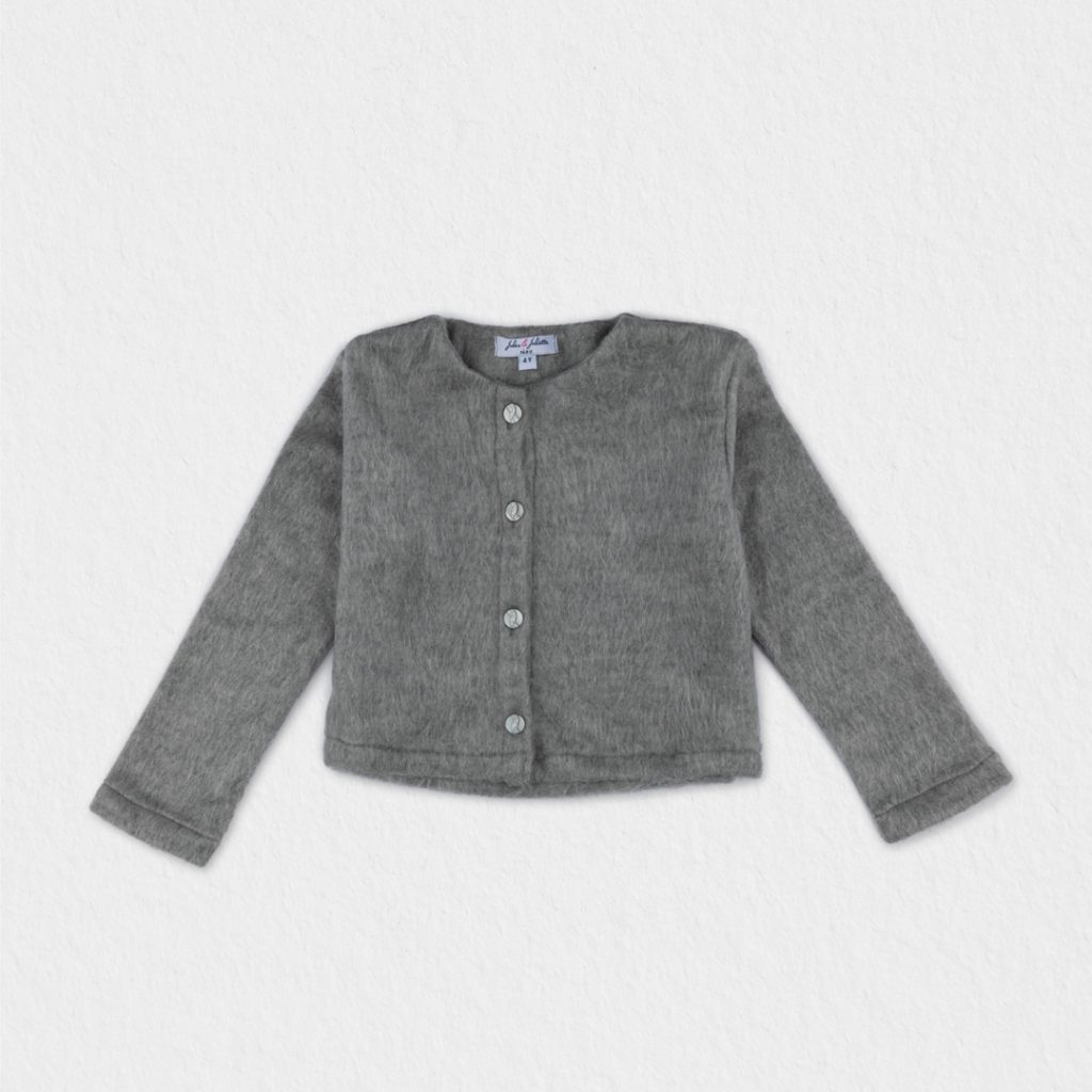 Baby Girl Wool cardigan Claire Grey