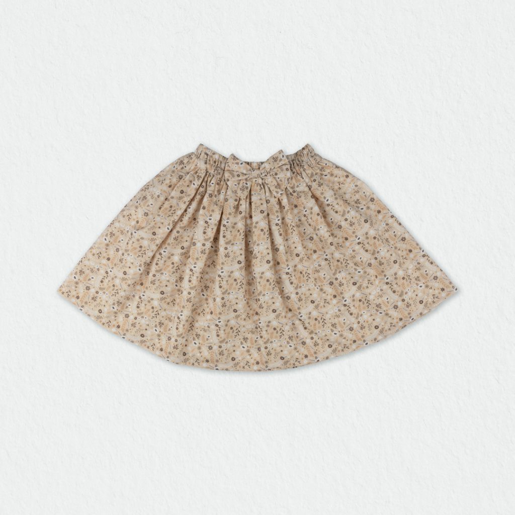 Girl Tartan Cotton Skirt
