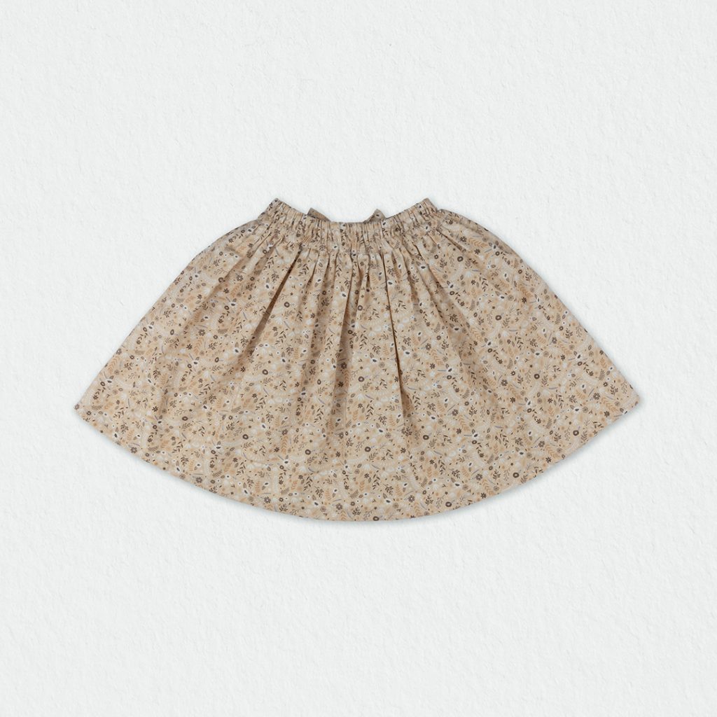 Girl Tartan Cotton Skirt