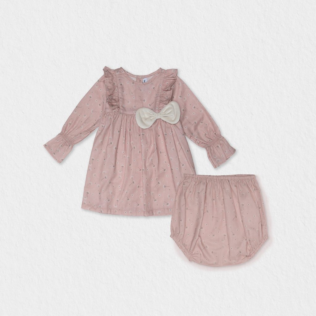 BLOOMER BABY FLOWERY PINK COTTON